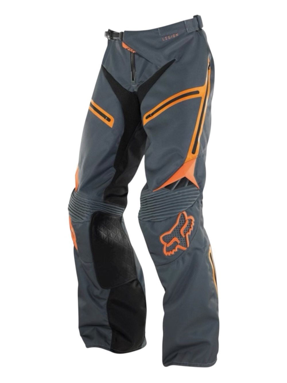 Fox Racing Legion Men's Off-Road/Dirt Bike Motorcycle Pants - Grey/Orange Sz 36